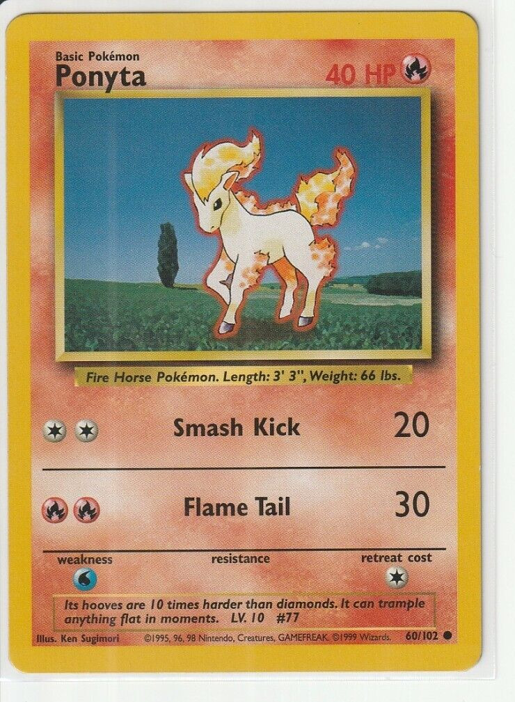 Pokemon 87/110 Ponyta Legendary Collection Common NM