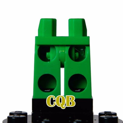 NEW LEGO - Figure Legs - plain Green Pants - GENUINE LEGO regular leg - Picture 3 of 3