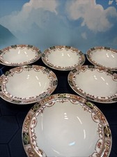6 Bowls lawleys of regent street Hampton Royal Staffordshire Pottery Burslem