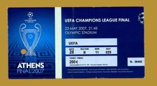 FINAL 2007 -- AC Milan v FC Liverpool ---  Champions League -- Ticket