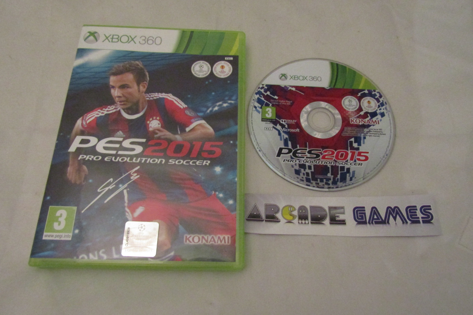 PRO EVOLUTION SOCCER PES 2015 XBOX 360 (Complet, vendeur pro)