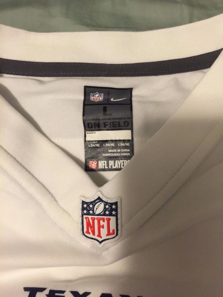 NEW Nike Houston TEXANS JJ Watt J.J. White Red Playoffs AFC YOUTH Womens Jersey — 第 3/4 张图片