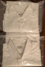 Lotto di 2 camicie da uomo LANIFICIO COLOMBO manica lunga cotone taglia 44 17,5