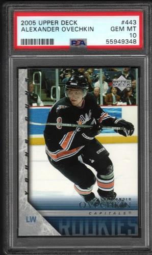 ALEX OVECHKIN 2005-06 Upper Deck Young Guns Rookie PSA 10 Gem Mint Record Hot RC