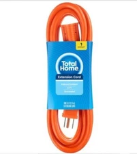 Total Home Indoor/Outdoor Extension Cord, 8 Feet