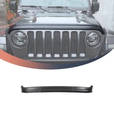 ?? Hood Stone Guard Deflector Bug Shield Plate Cover For Jeep Wrangler JL JT 18+