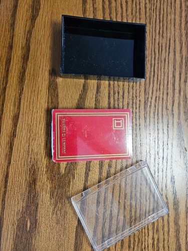 Vintage Square D Company Spielkarten Neu in OVP