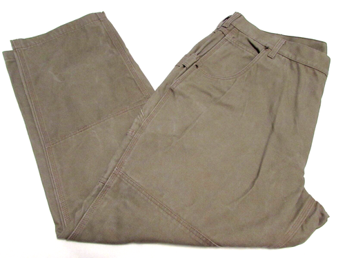 Pantalones de Trabajo Lakin McKey Para Hombre 44x30 Tostado Pato Lona Carpintero Doble Rodilla Relajados - Imagen 3 de 10