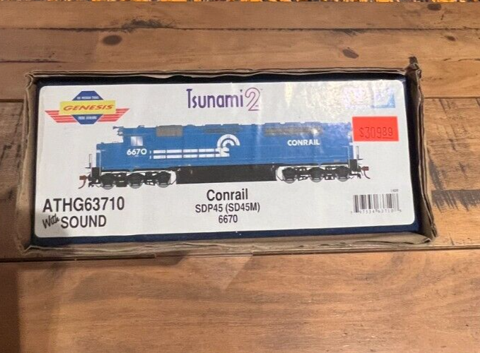 Athearn Conrail SDP45 (SD45M) Rd# 6670 ATHG 63710 w/SOUND Tsunami2 LED ...