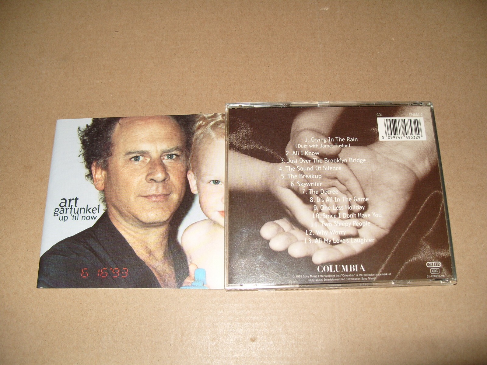 Art Garfunkel Up Til Now 1993 cd Mint/Inlays Near Mint condition  (R1)