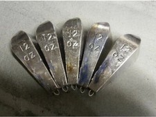 BOPEDO BOAT LEAD FISHING WEIGHTS 12 oz x five