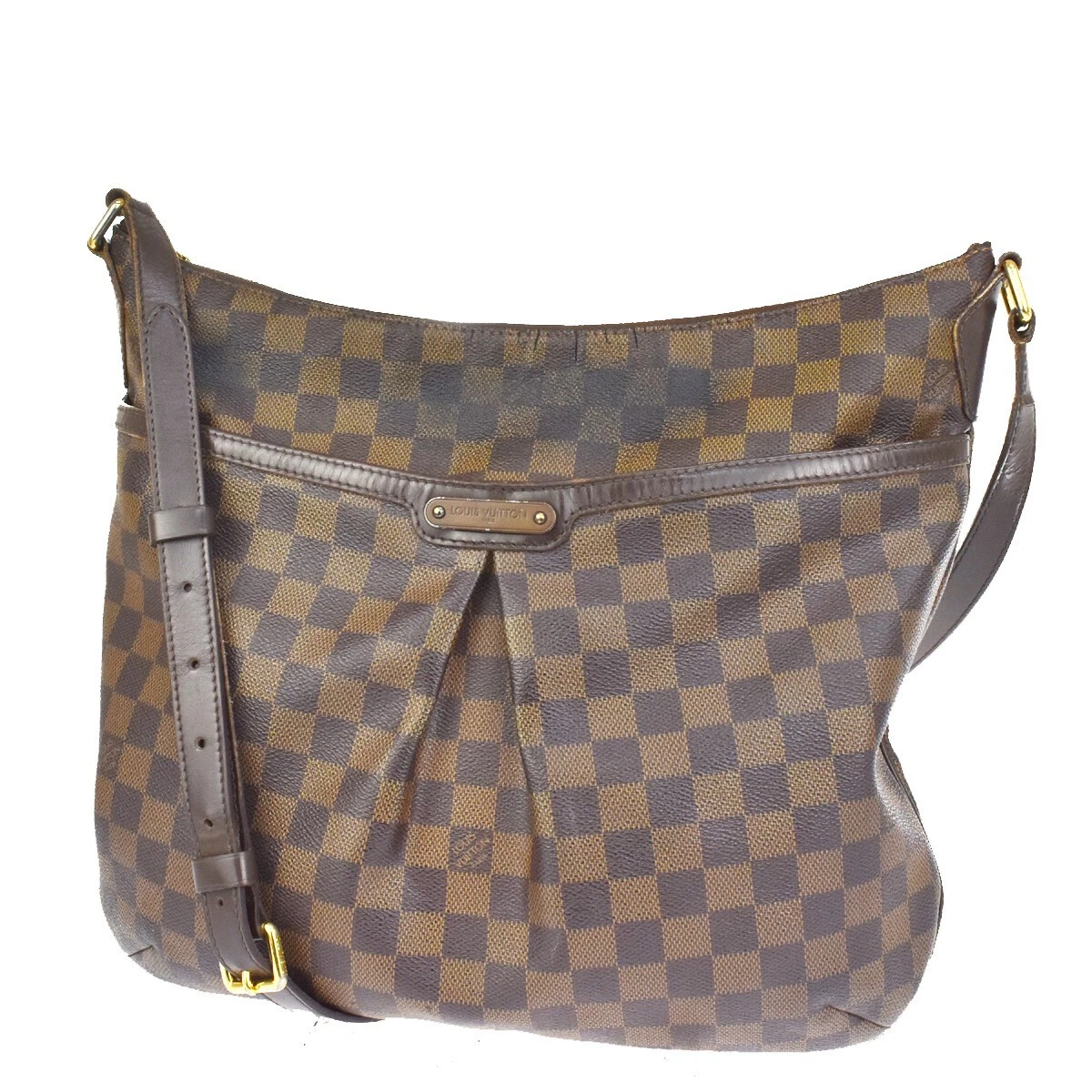 Louis Vuitton Bloomsbury GM Damier Ebene Shoulder Handbag