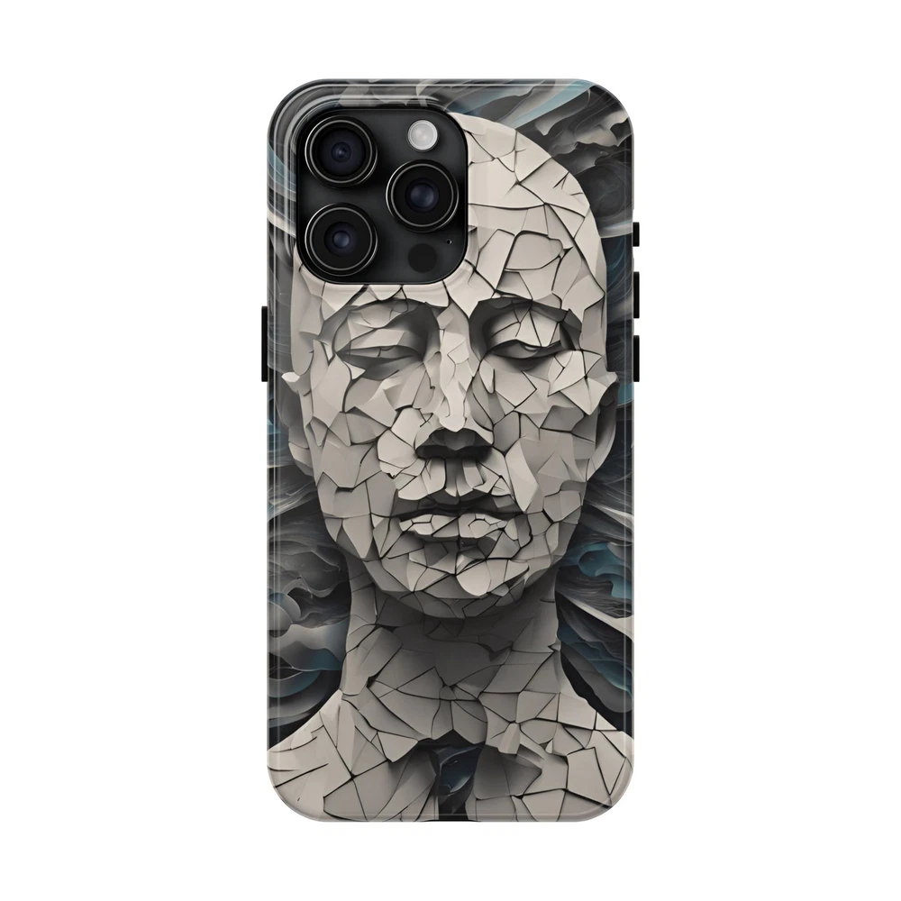 Abstract Art Surreal Man Phone Case Durable for iPhone Samsung