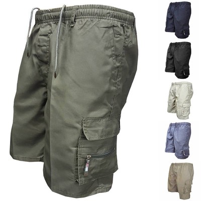 Herren Cargo Short Kurze Hose Shorts Bermuda Sommer Stretch Cargoshort Cargohose