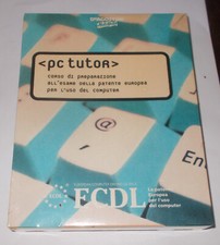 PC TUTOR CORSO COMPUTER PATENTE EUROPA ECDL CD-ROM 2001 DE AGOSTINI NUOVO