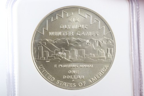 2002-P Olympics Commemorative Silver Dollar NGC MS69 $1 - Picture 4 of 4