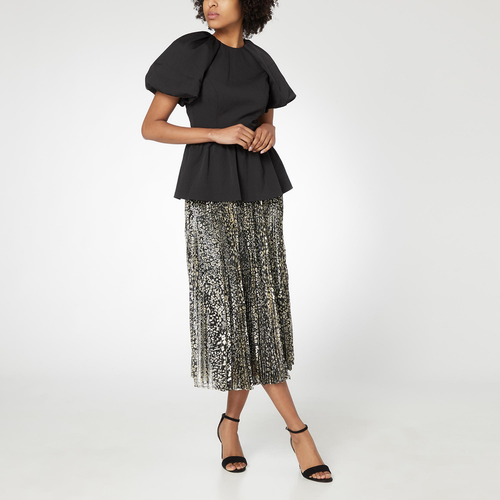 NWT - REBECCA VALLANCE - Rebecca Vallance Vienna Skirt - Gold - Size 8 AU - Picture 3 of 8