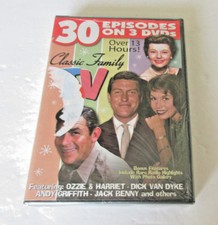 ! 30 Episodes 13 Hours Classic Family TV 3 DVD Ozzie Griffith Benny Van Dyke