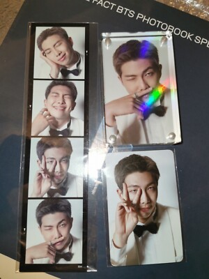 BTS The Fact 2021 China Edition RM Hologram Photocard 4 Cut Photo Set Official