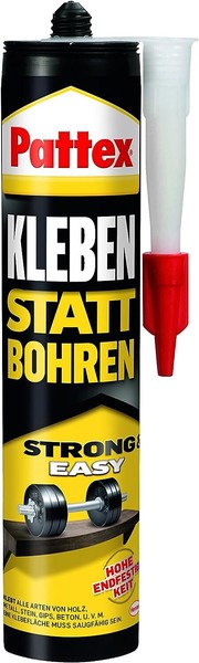 Pattex Kleben Statt Bohren Montagekleber Baukleber Universalkleber Weiß 1X400G-image