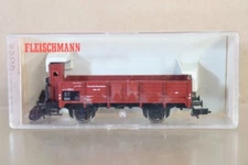 FLEISCHMANN 5209 DR OPEN MINERAL WAGON 7411 HALLE MINT BOXED od