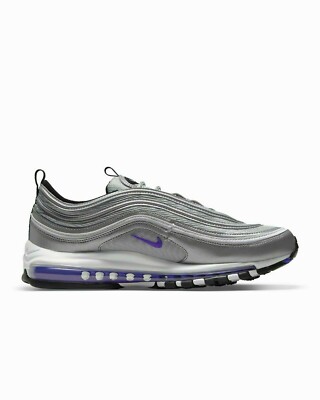 Original Mens Nike Air Max 97 Metallic Silver Purple Trainers DJ0717 001 |  eBay
