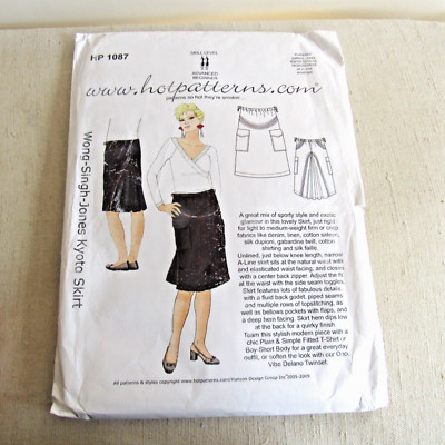 Sewing Pattern HOT PATTERNS BoHo De Lux Flower Power Coat SZ 12-20 B/C/D Cup FF