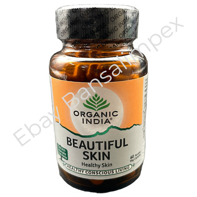 Organic India Beautiful Skin Capsules Antioxidant Boost 60 Capsules