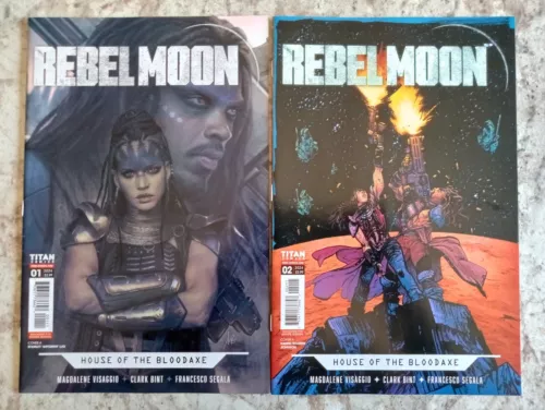 Rebel Moon House Of The Bloodaxe #1-2 Set 1st Print Titan Comics 2024 Visaggio