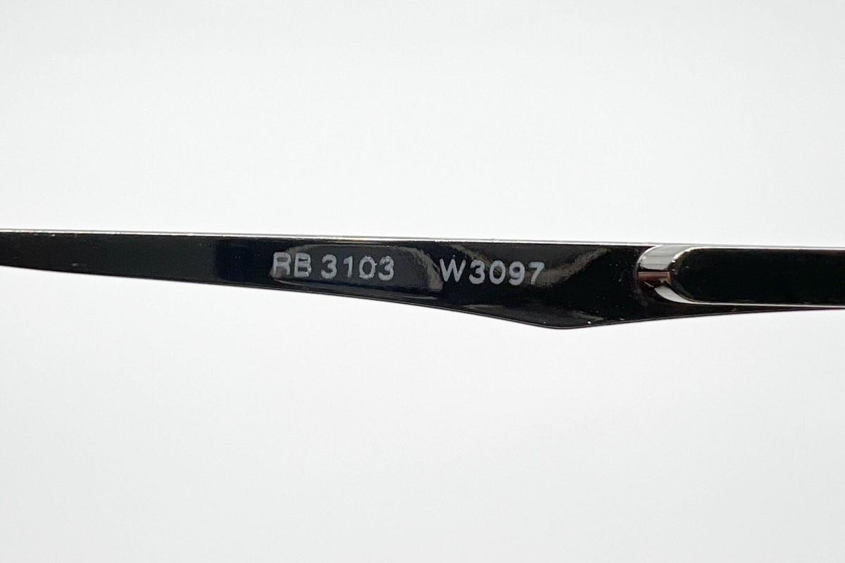 Ray-Ban サングラス RB3103　W3097 レイバンRay-Ban RB3103 W3097 サングラス ガンメタ50□18 133
