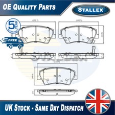 Adatto per Hyundai Ioniq Kia Niro 1.6 Set pastiglie freno elettriche stallex anteriori