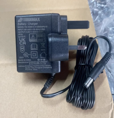 TM-K006VC-01260500PE-03 12.6V 0.5A 5.5*2.1 AC Adapter Power Supply