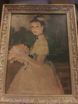 Dietz Edzard Le Debut Catalda 1893-1963 Art Print No. 773 Signed