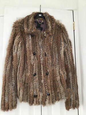 MARC JACOBS LADIES RABIT FUR COAT WORN ONCE