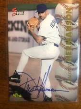 1995 Classic 5 Sport Justin Hermanson On Card Autograph!