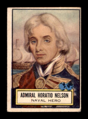 1952 Topps Look 'n See (R714-16) #109 Admiral Horatio Nelson