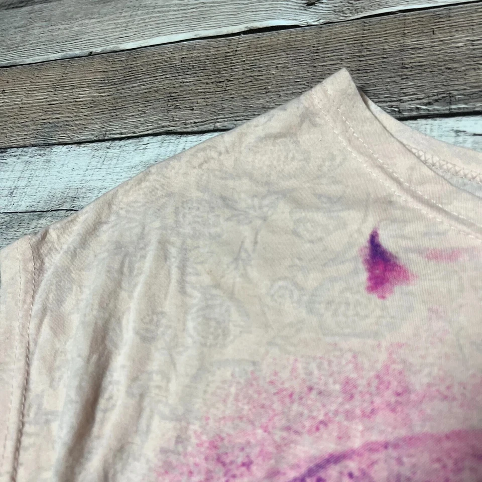 Camisa Mujer Gato Grande Rosa Recortada Batman Brillo Máscara Cómic Héroe Foto 4 de 4