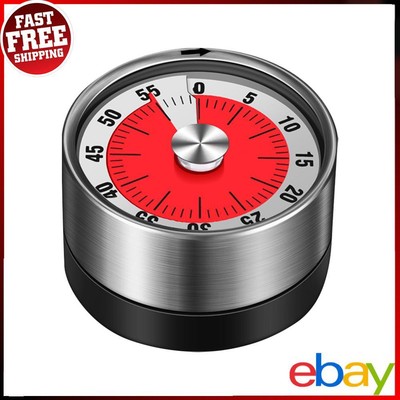 Mechanische Koch Koch Timer Uhr Magnetische Rückseite 60 Minuten für Kinder Erwachsene