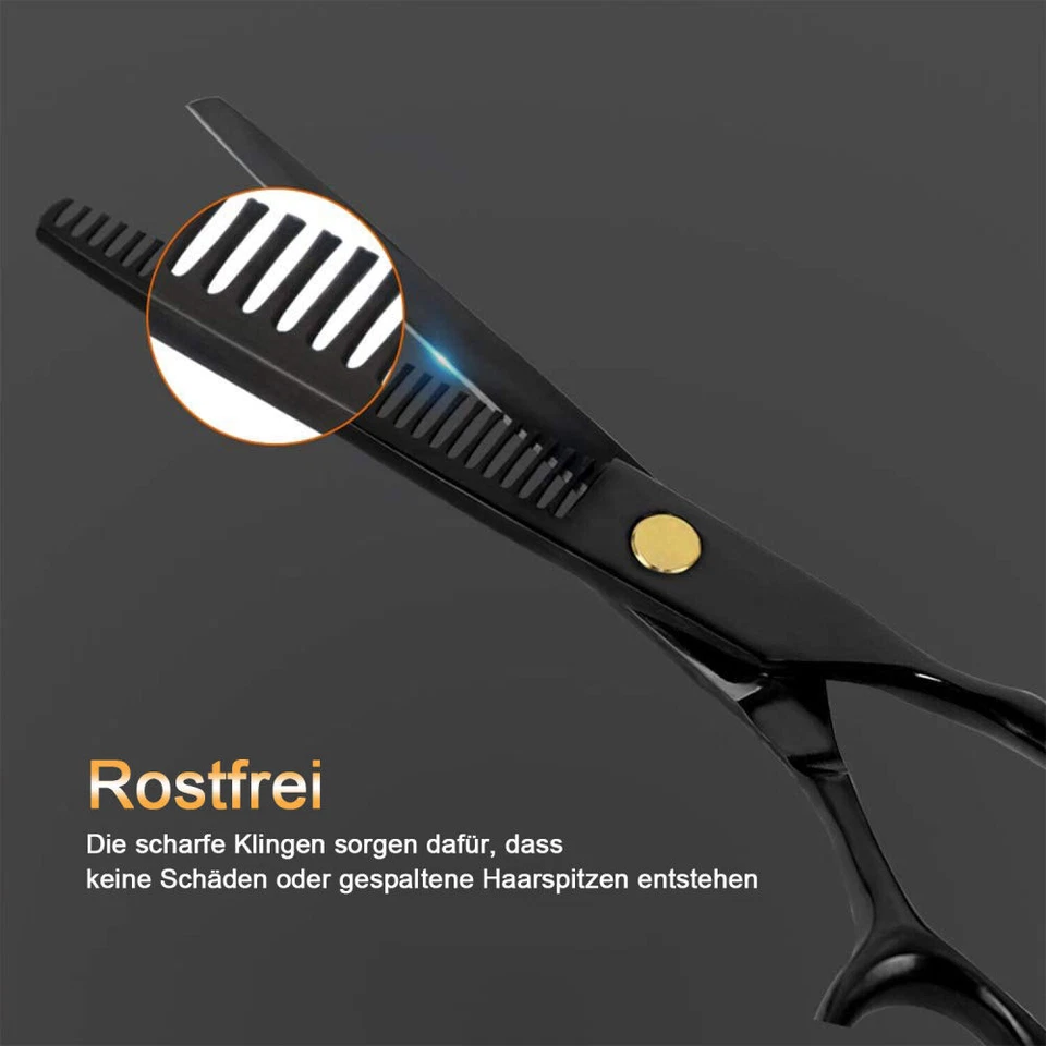 11er Profi Haarschere Set Edelstahl Friseurschere Effilierschere *Haarschneider - Bild 3 von 4