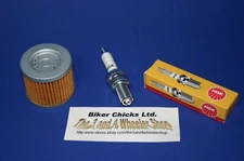 HONDA 98-99 & 2001 TRX450S Tune Up Kit NGK Spark Plug & Oil Filter