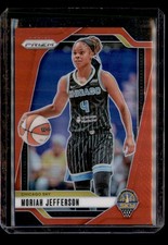 Moriah Jefferson 2024 Panini Prizm WNBA #131 Red Prizms #/299 Chicago Sky