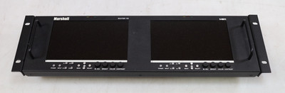 Marshall V-MD72-HDSDIX2 Dual 7'' Rack Monitor No Power Adapter