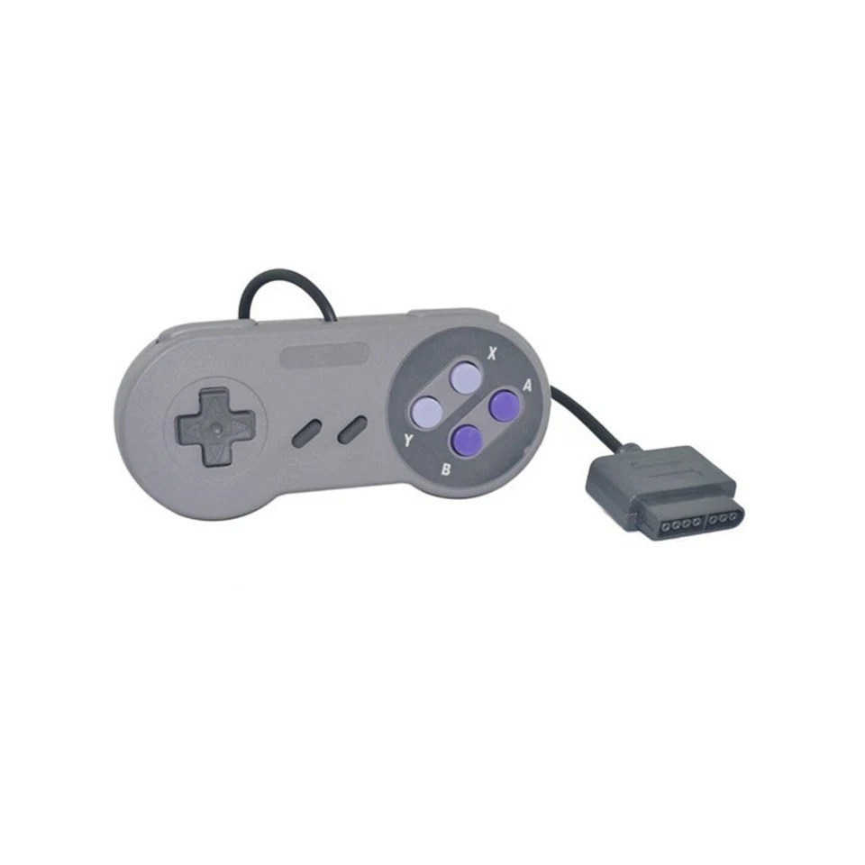 2Pcs Replacement Controllers Fit For Super Nintendo SNES System Console SNS-005 - Image 3 of 4
