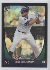 2011 Bowman Draft Chrome Refractor Mike Moustakas #1 0a1