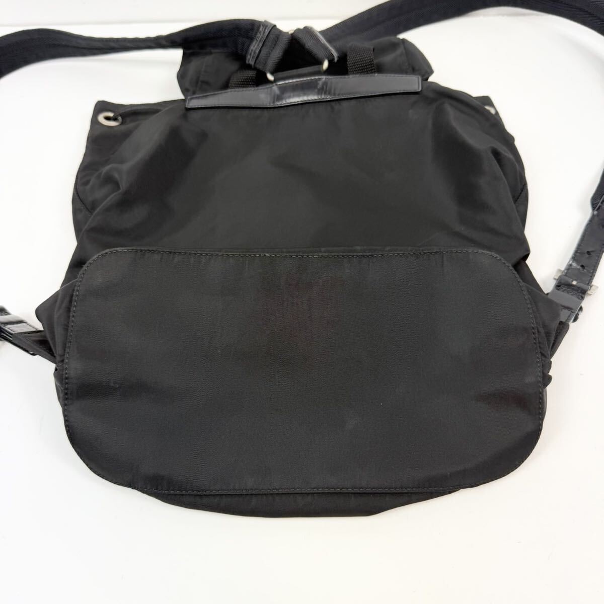 PRADA Nylon Flap Backpack Black from japan thumbnail 8