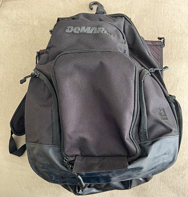 DeMarini Voodoo OG Baseball Backpack Bat bag Black with Fence Hook