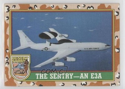 1991 Topps Desert Storm The Sentry An E3A (Yellow Desert Storm) #33 0ft7