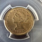 1885 Liberty Half Eagle — photo from another recent sale
