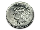 1922 Peace Silver Dollar / Circulated / Cleaned / See Description! (3/29-1)