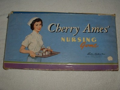 1959 Cherry Ames' Nursing Training Game Parker Brothers 99.99% Complete
